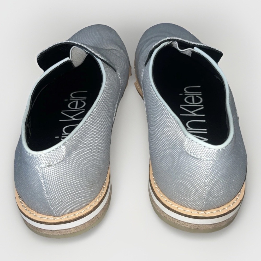 Calvin Klein Alfie Men's Gray Ballistic Loafer Dress Shoes Sz 8.5‎ - Picture 4 of 14